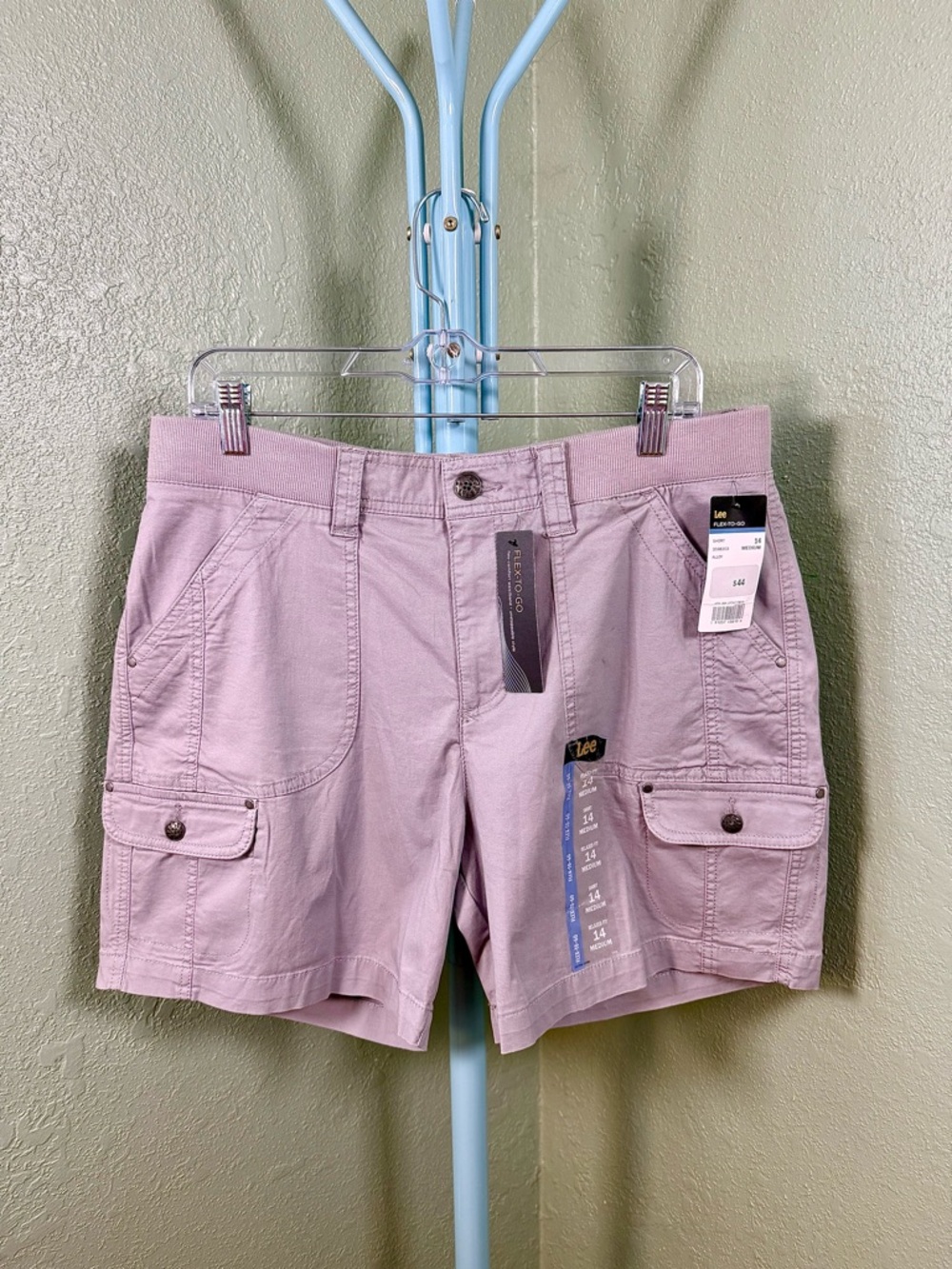 Lee women’s Light  grey Cargo Shorts
